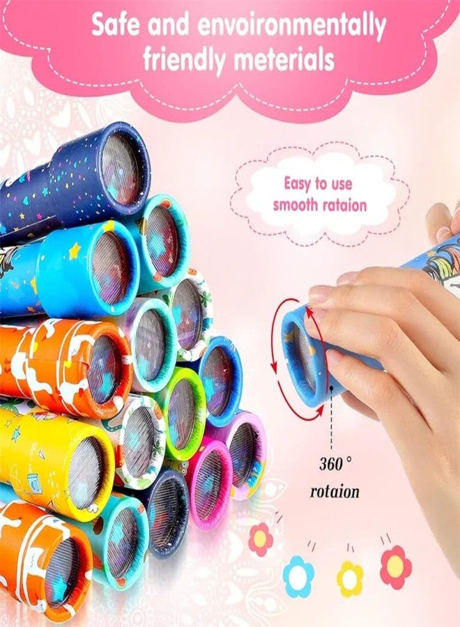 AMYCAUR Birthday Return Gifts for Kids (6 pcs) Kaleidoscope for Girls Toys Age 3-5, Best Return Gifts for Kids, Kalidoscope Girls for Boys, Educational Science Toy, Colorful Rotating Kaleidoscope - Image 4